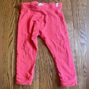 Red Baby Girl Zara Leggings with Bow Detail